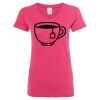 Women’s Glitter V-Neck T-Shirt Thumbnail