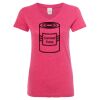 Women’s Glitter V-Neck T-Shirt Thumbnail