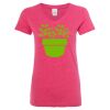 Women’s Glitter V-Neck T-Shirt Thumbnail
