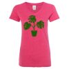 Women’s Glitter V-Neck T-Shirt Thumbnail