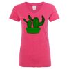 Women’s Glitter V-Neck T-Shirt Thumbnail