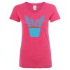 Women’s Glitter V-Neck T-Shirt Thumbnail