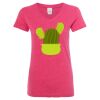 Women’s Glitter V-Neck T-Shirt Thumbnail