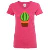 Women’s Glitter V-Neck T-Shirt Thumbnail