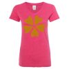 Women’s Glitter V-Neck T-Shirt Thumbnail
