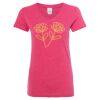 Women’s Glitter V-Neck T-Shirt Thumbnail