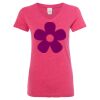 Women’s Glitter V-Neck T-Shirt Thumbnail