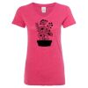 Women’s Glitter V-Neck T-Shirt Thumbnail