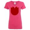 Women’s Glitter V-Neck T-Shirt Thumbnail