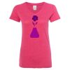 Women’s Glitter V-Neck T-Shirt Thumbnail