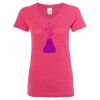 Women’s Glitter V-Neck T-Shirt Thumbnail