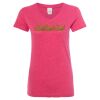 Women’s Glitter V-Neck T-Shirt Thumbnail