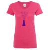 Women’s Glitter V-Neck T-Shirt Thumbnail