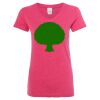 Women’s Glitter V-Neck T-Shirt Thumbnail