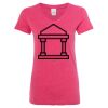 Women’s Glitter V-Neck T-Shirt Thumbnail