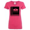Women’s Glitter V-Neck T-Shirt Thumbnail