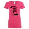 Women’s Glitter V-Neck T-Shirt Thumbnail