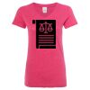 Women’s Glitter V-Neck T-Shirt Thumbnail