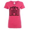 Women’s Glitter V-Neck T-Shirt Thumbnail