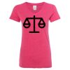 Women’s Glitter V-Neck T-Shirt Thumbnail