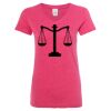 Women’s Glitter V-Neck T-Shirt Thumbnail