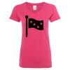 Women’s Glitter V-Neck T-Shirt Thumbnail