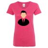 Women’s Glitter V-Neck T-Shirt Thumbnail
