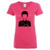 Women’s Glitter V-Neck T-Shirt Thumbnail