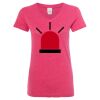Women’s Glitter V-Neck T-Shirt Thumbnail
