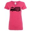 Women’s Glitter V-Neck T-Shirt Thumbnail