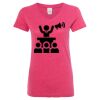 Women’s Glitter V-Neck T-Shirt Thumbnail
