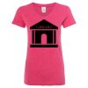 Women’s Glitter V-Neck T-Shirt Thumbnail