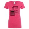 Women’s Glitter V-Neck T-Shirt Thumbnail