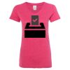 Women’s Glitter V-Neck T-Shirt Thumbnail