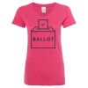 Women’s Glitter V-Neck T-Shirt Thumbnail