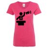Women’s Glitter V-Neck T-Shirt Thumbnail