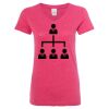 Women’s Glitter V-Neck T-Shirt Thumbnail
