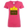 Women’s Glitter V-Neck T-Shirt Thumbnail