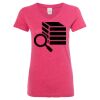 Women’s Glitter V-Neck T-Shirt Thumbnail