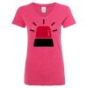 Women’s Glitter V-Neck T-Shirt Thumbnail
