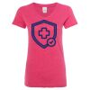Women’s Glitter V-Neck T-Shirt Thumbnail