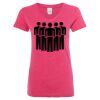 Women’s Glitter V-Neck T-Shirt Thumbnail