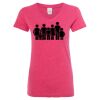 Women’s Glitter V-Neck T-Shirt Thumbnail