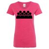 Women’s Glitter V-Neck T-Shirt Thumbnail
