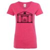 Women’s Glitter V-Neck T-Shirt Thumbnail