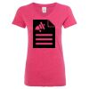 Women’s Glitter V-Neck T-Shirt Thumbnail