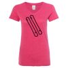 Women’s Glitter V-Neck T-Shirt Thumbnail