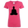 Women’s Glitter V-Neck T-Shirt Thumbnail