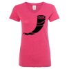 Women’s Glitter V-Neck T-Shirt Thumbnail