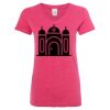 Women’s Glitter V-Neck T-Shirt Thumbnail